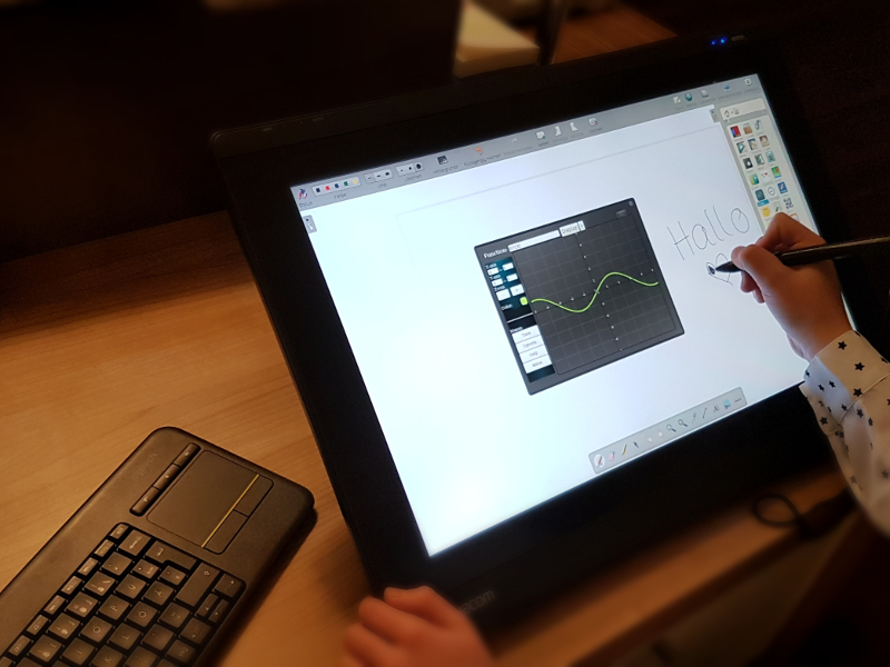 mediakit auf NUC mit PenDisplay